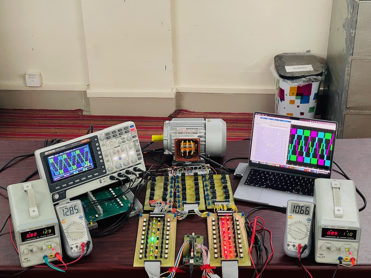 Multilevel Inverter Motor Drive Experiment